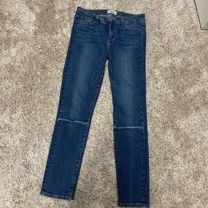 PAIGE Dark Blue Skinny Jeans